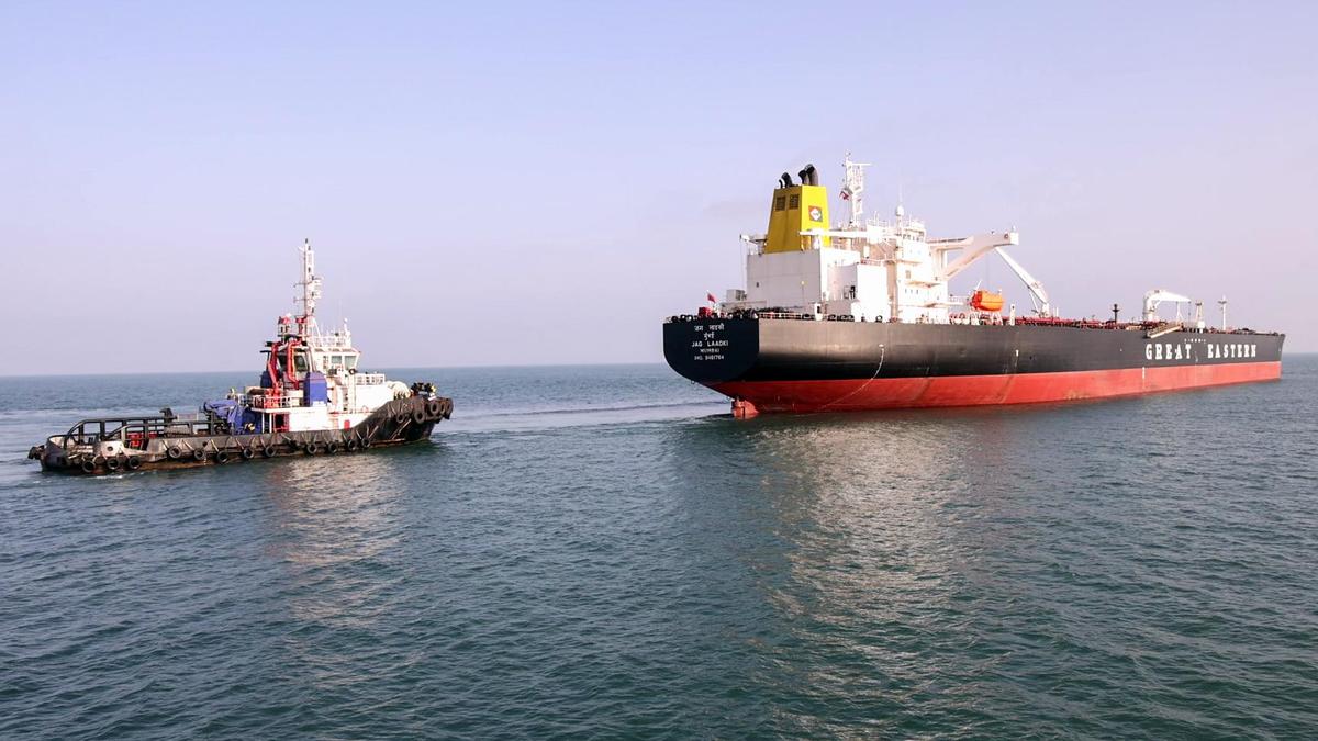 Indian vessel ‘Jag Laadki’ carrying over 80,000 metric tonnes of crude oil reaches Gujarat’s Mundra Port