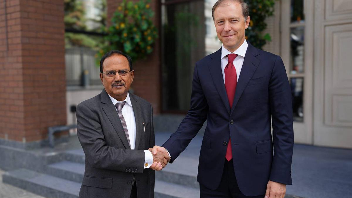NSA Doval meets Russia’s First Deputy PM, discusses military-technical ties