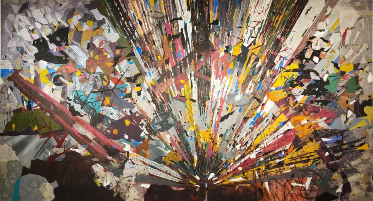 The Rise, an artwork displayed in the gallery The Rise, an artwork displayed in the gallery