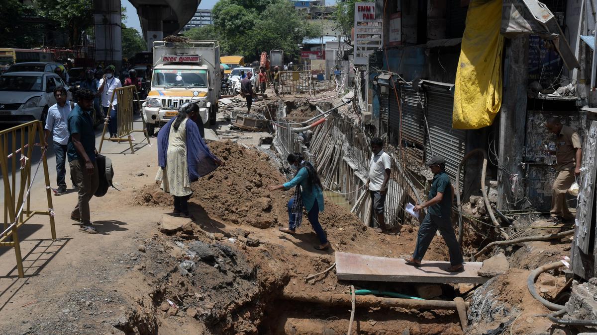 Digging of roads across Chennai inconveniences residents - The Hindu