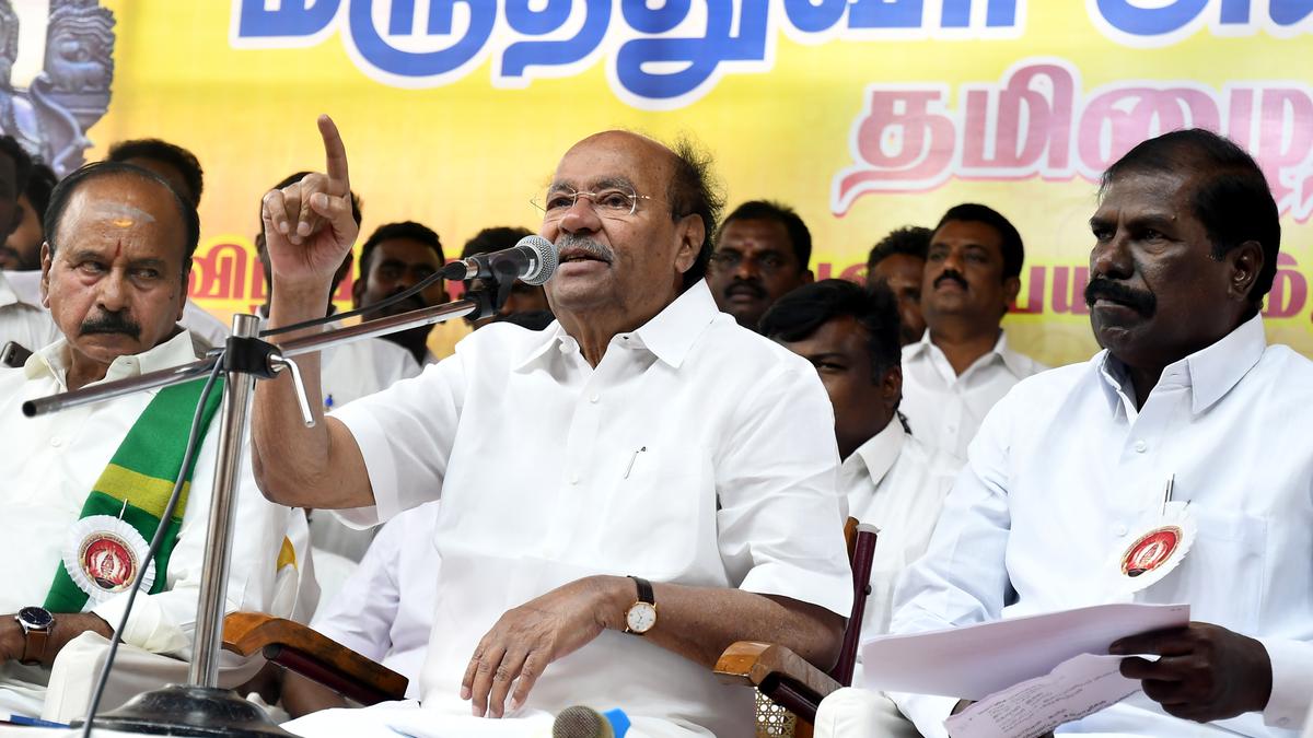 If Tamil dies, our race will die with it, says PMK founder