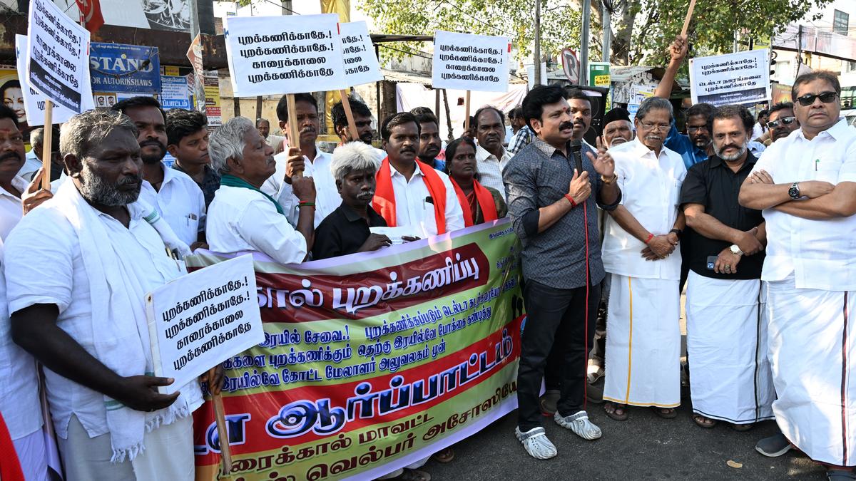 Karaikal, Nagapattinam and Nagore associations condemn railways for ignoring their demands