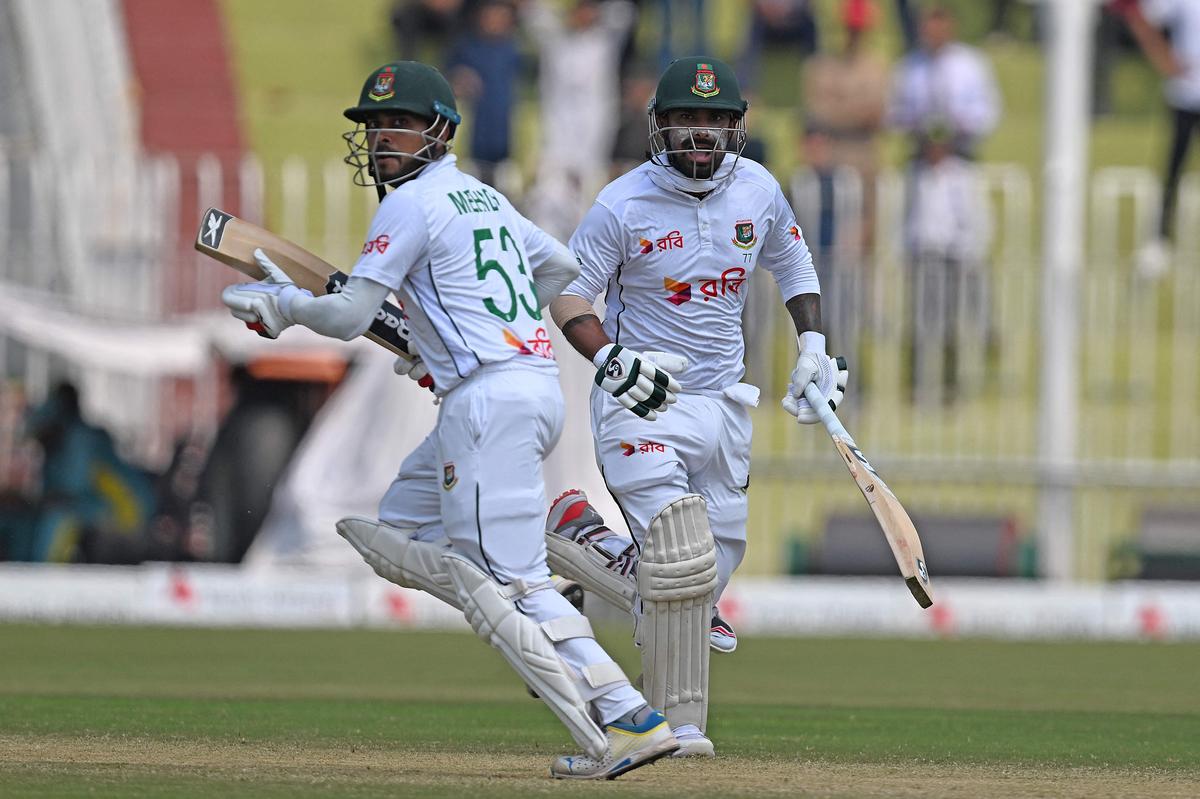 Key men: Mehidy Hasan and Litton Das have produced defining performances in crunch moments, powering Bangladesh’s success. | Photo credit: AFP