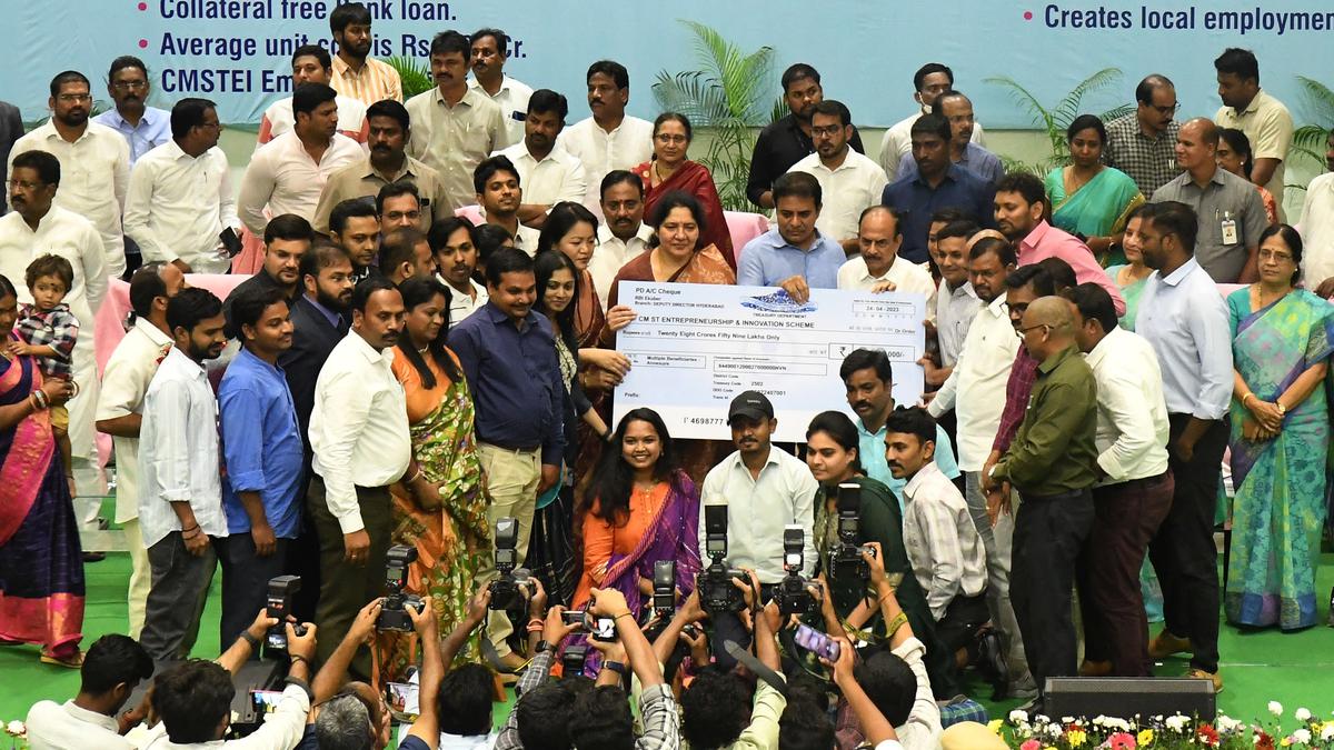 Fuel entrepreneurial ambitions with govt. support, KTR urges ST youth