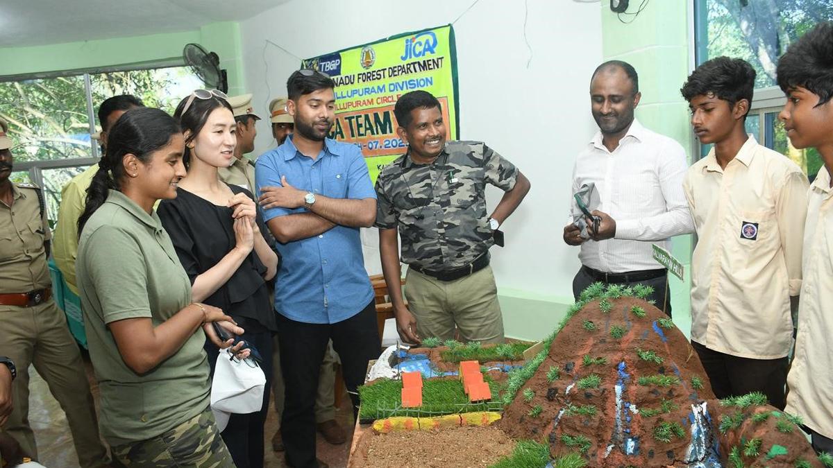 Japanese team inspects works in Kalvarayan hills