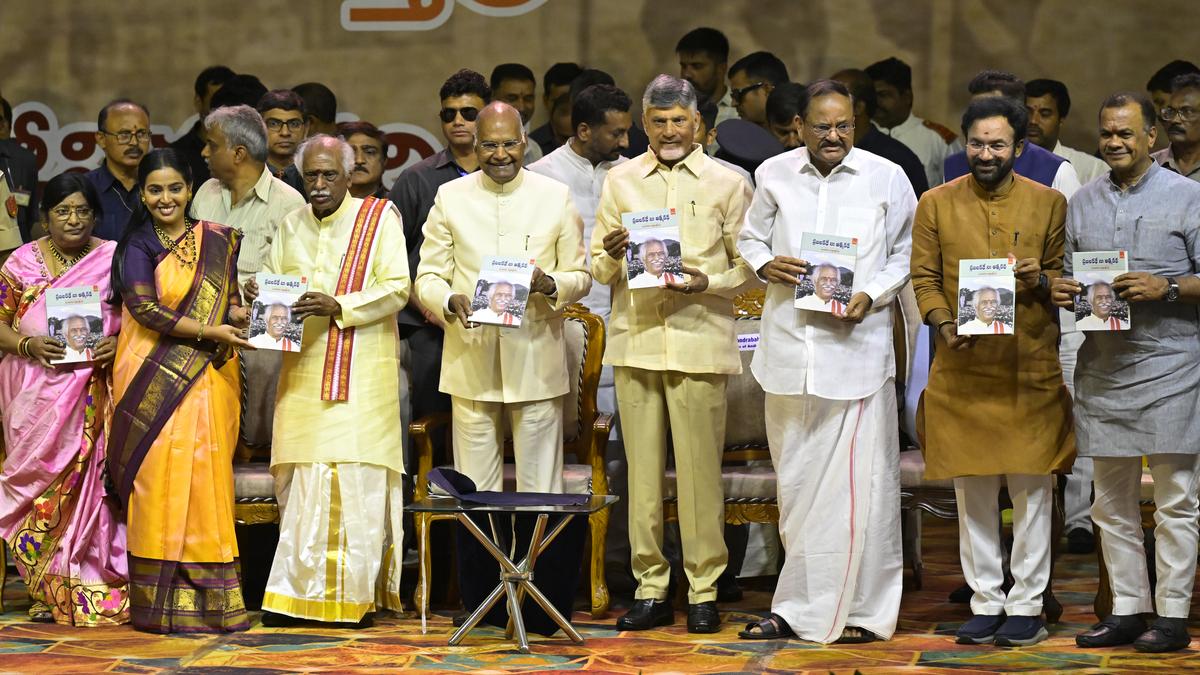 Revanth Reddy releases Bandaru Dattatreya’s autobiography, calls him ‘Ajata Shatruvu’