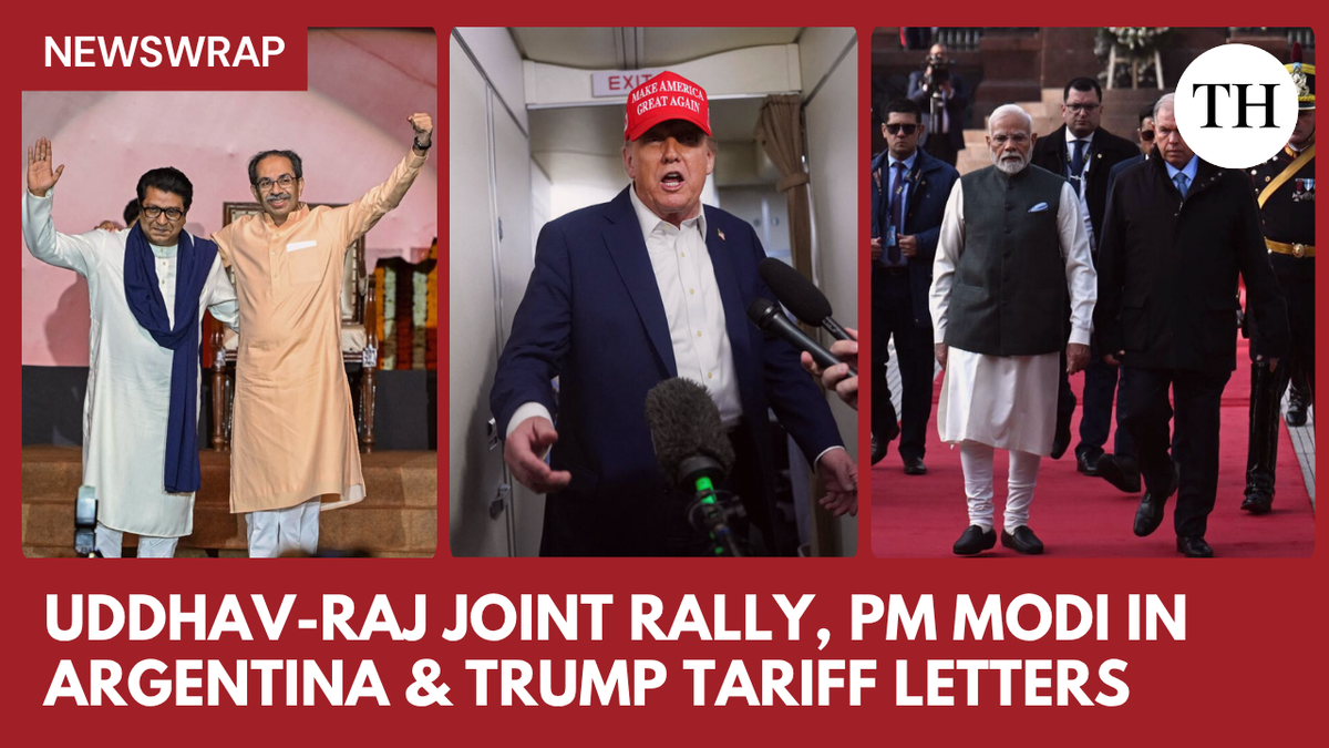 Watch: Uddhav-Raj joint rally, PM Modi in Argentina & Trump tariff letters