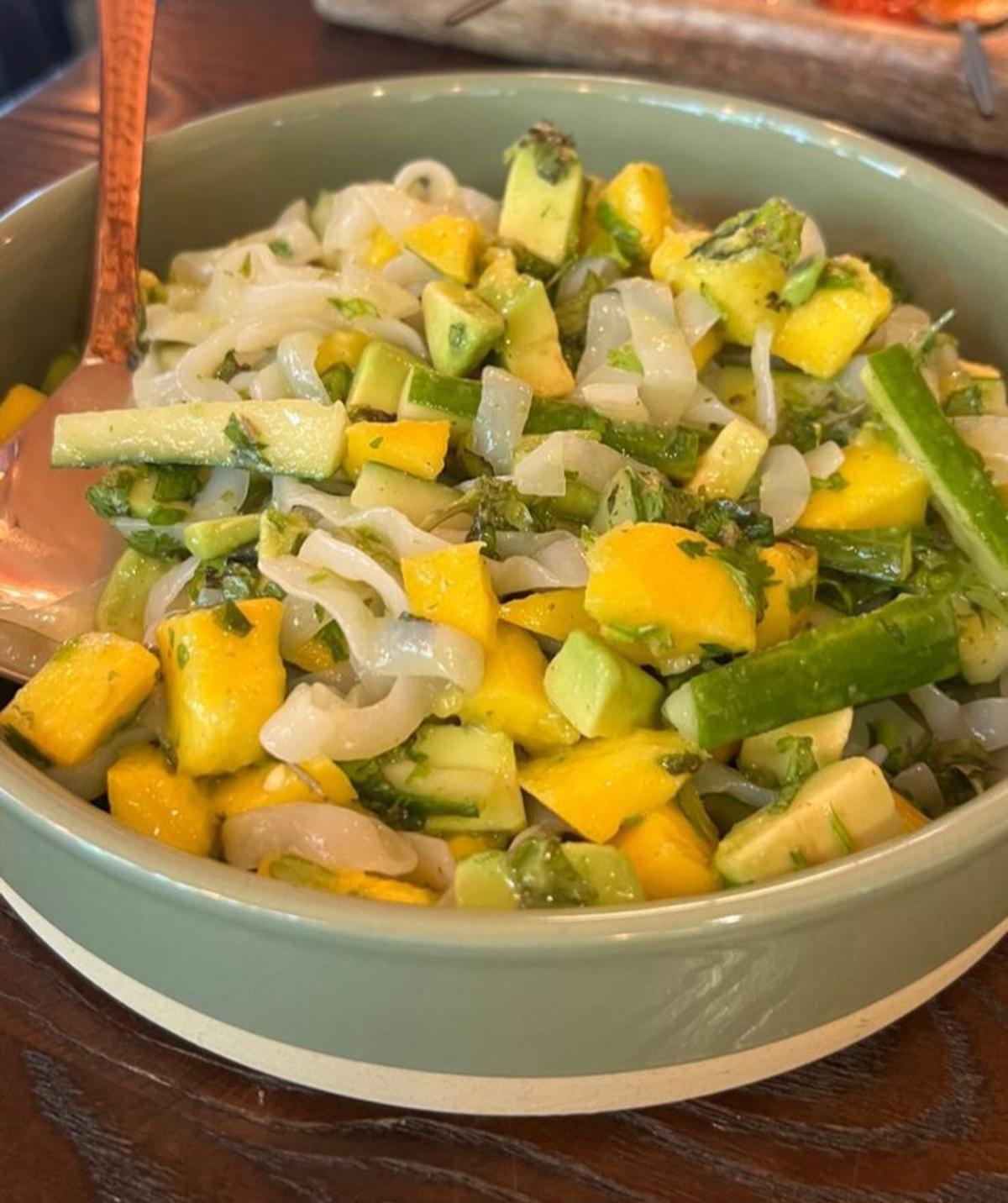 Mango avocado salad
