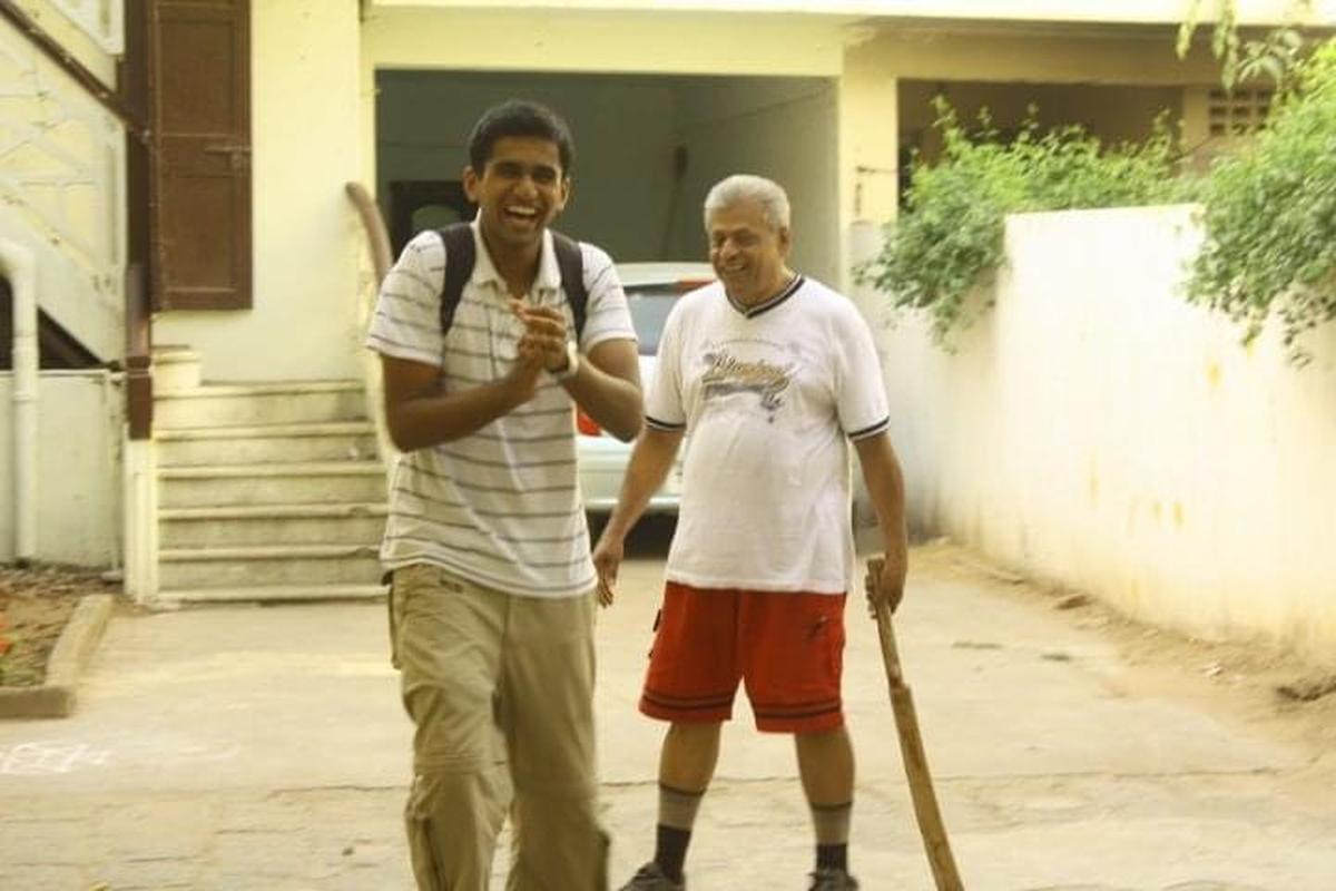 With Aravind SA on the sets of Dhuruva Natchathiram