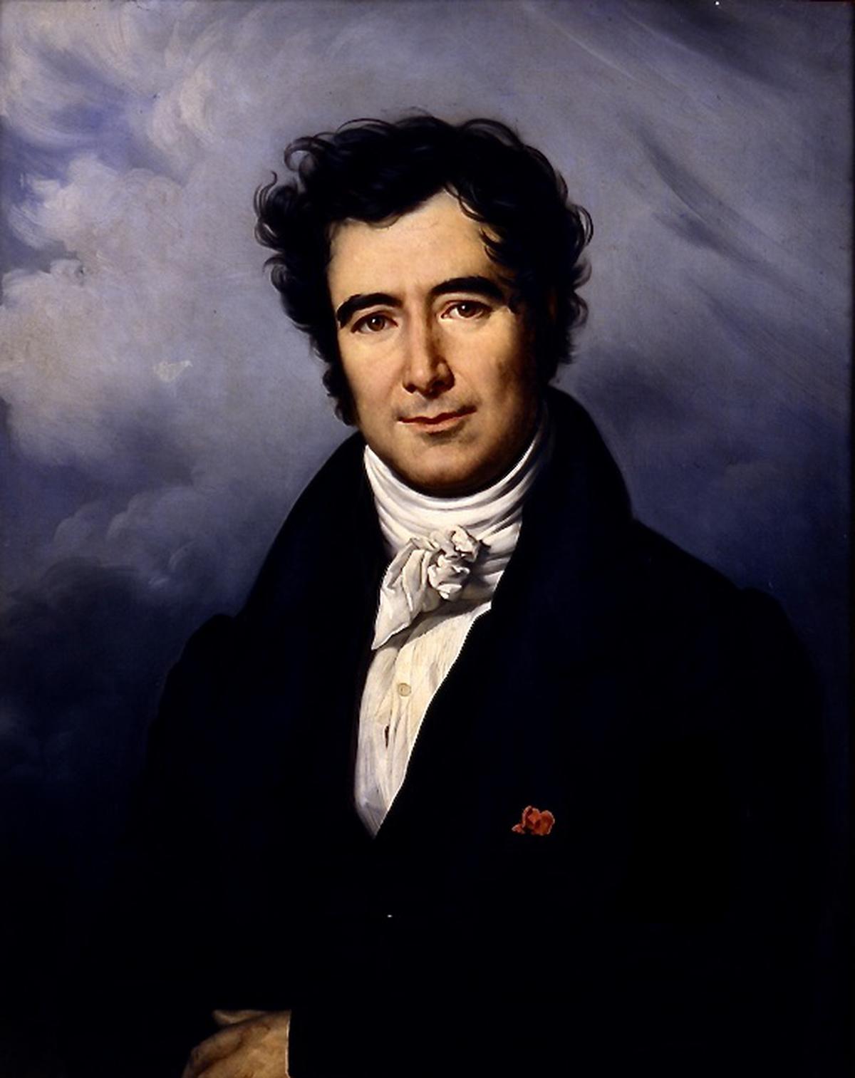 Portrait of François Arago by French painter Carl von Steuben.