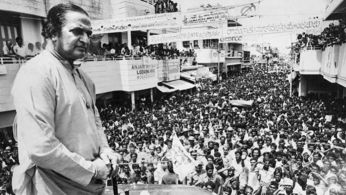 An extract from ‘NTR — A Political Biography’: The Telugu superstar’s dramatic entry into politics