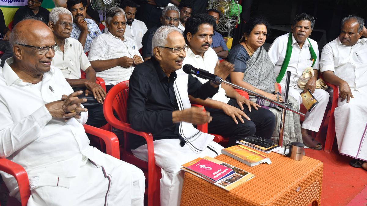 Vishwakarma yojana is nothing but Rajaji’s hereditary education system, says Veeramani