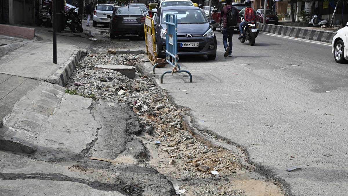 After rain, potholes resurface on Bengaluru roads