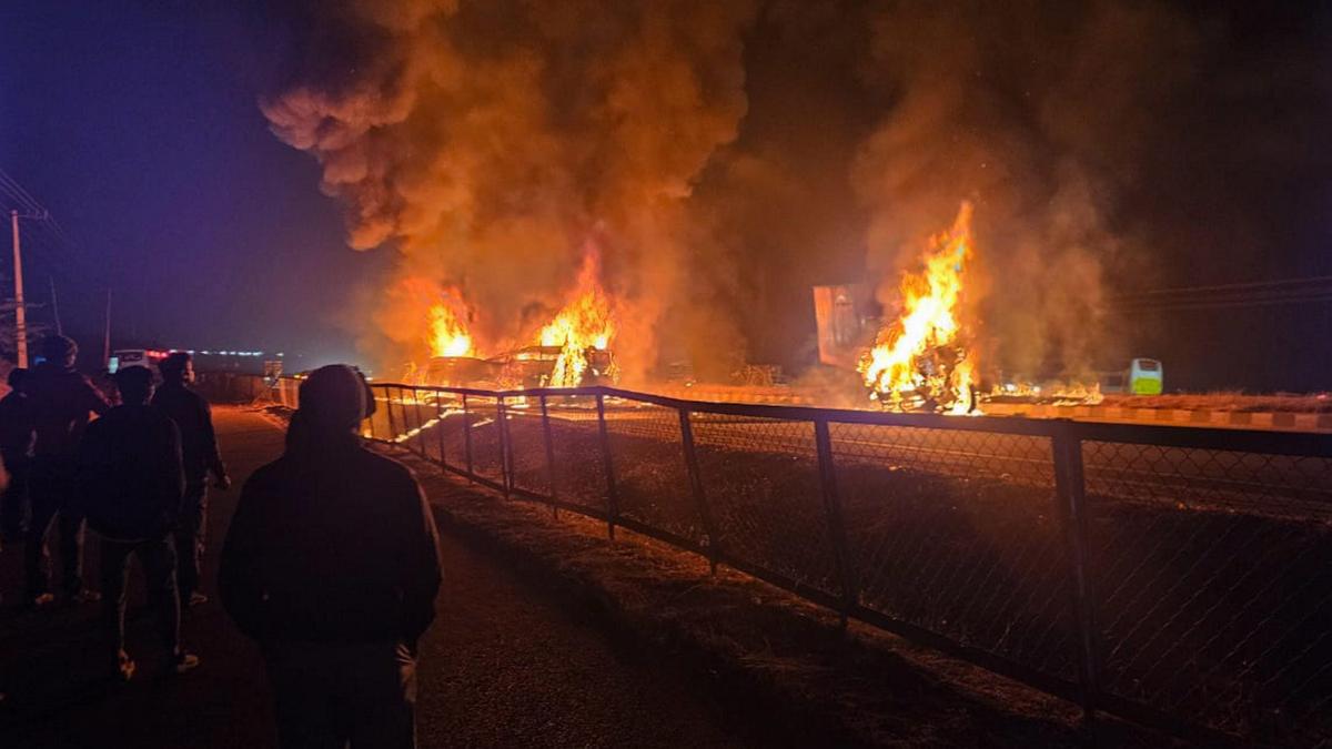 Karnataka bus accident: Transport Minister Ramalinga Reddy attributes fire to truck hitting bus near fuel tank
