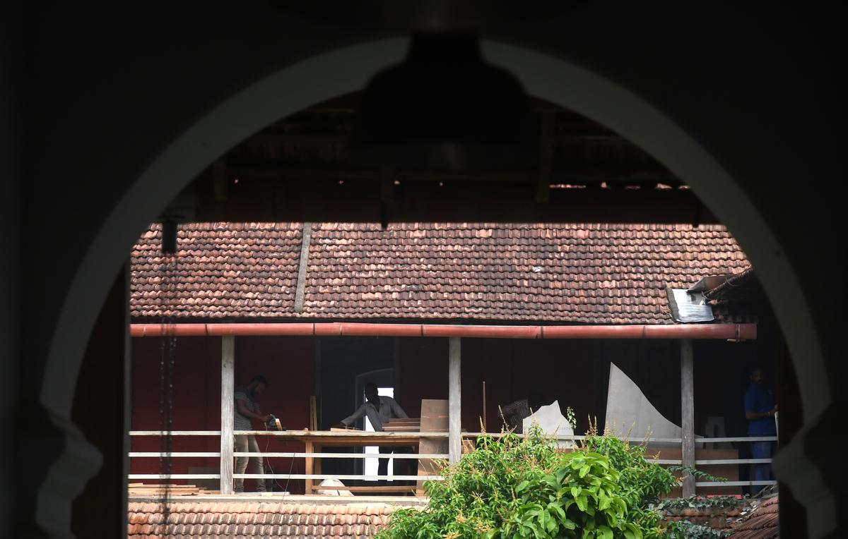 Pepper House, one of the venues of Kochi Muziris Biennale in Fort Kochi.
