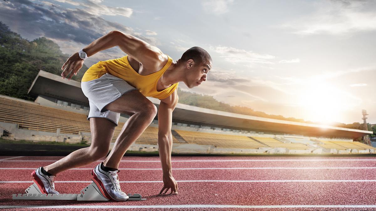 Why do athletes race in an anti-clockwise direction?