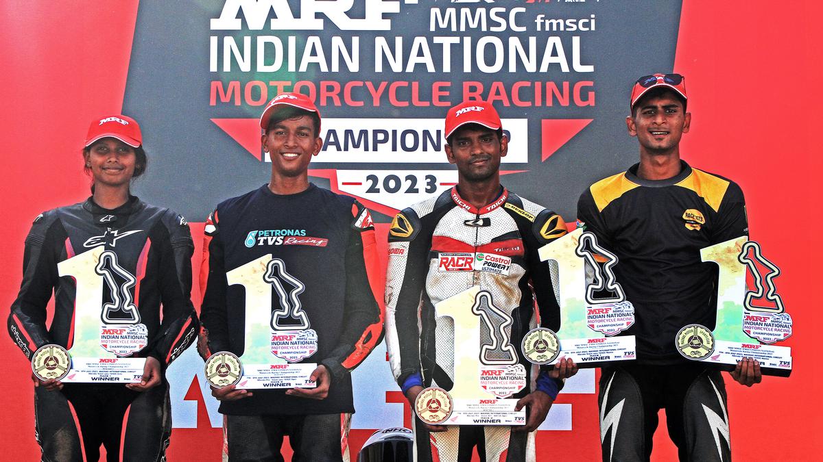 Indian National Motorcycle Racing Championship 2022 | Pune teenager Sarthak Chavan notches major win; double for Rajiv Sethu, Vignesh Goud