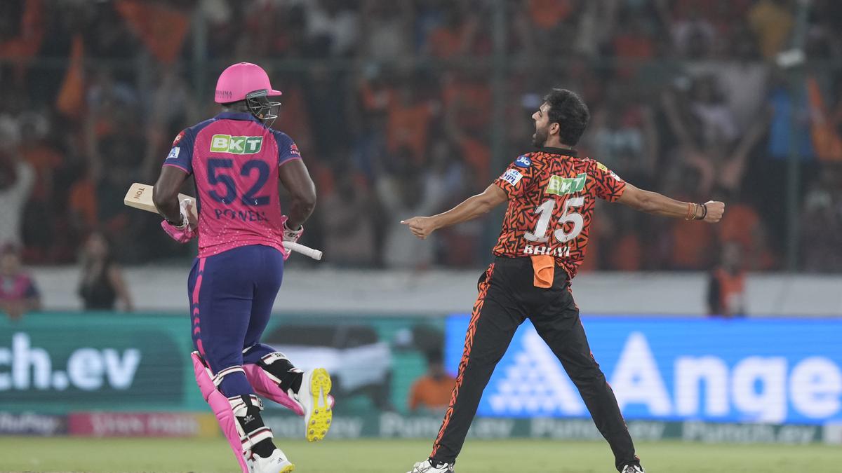 IPL-17: SRH vs RR | I wasn't thinking much, was just focussed on the process: Bhuvneshwar Kumar