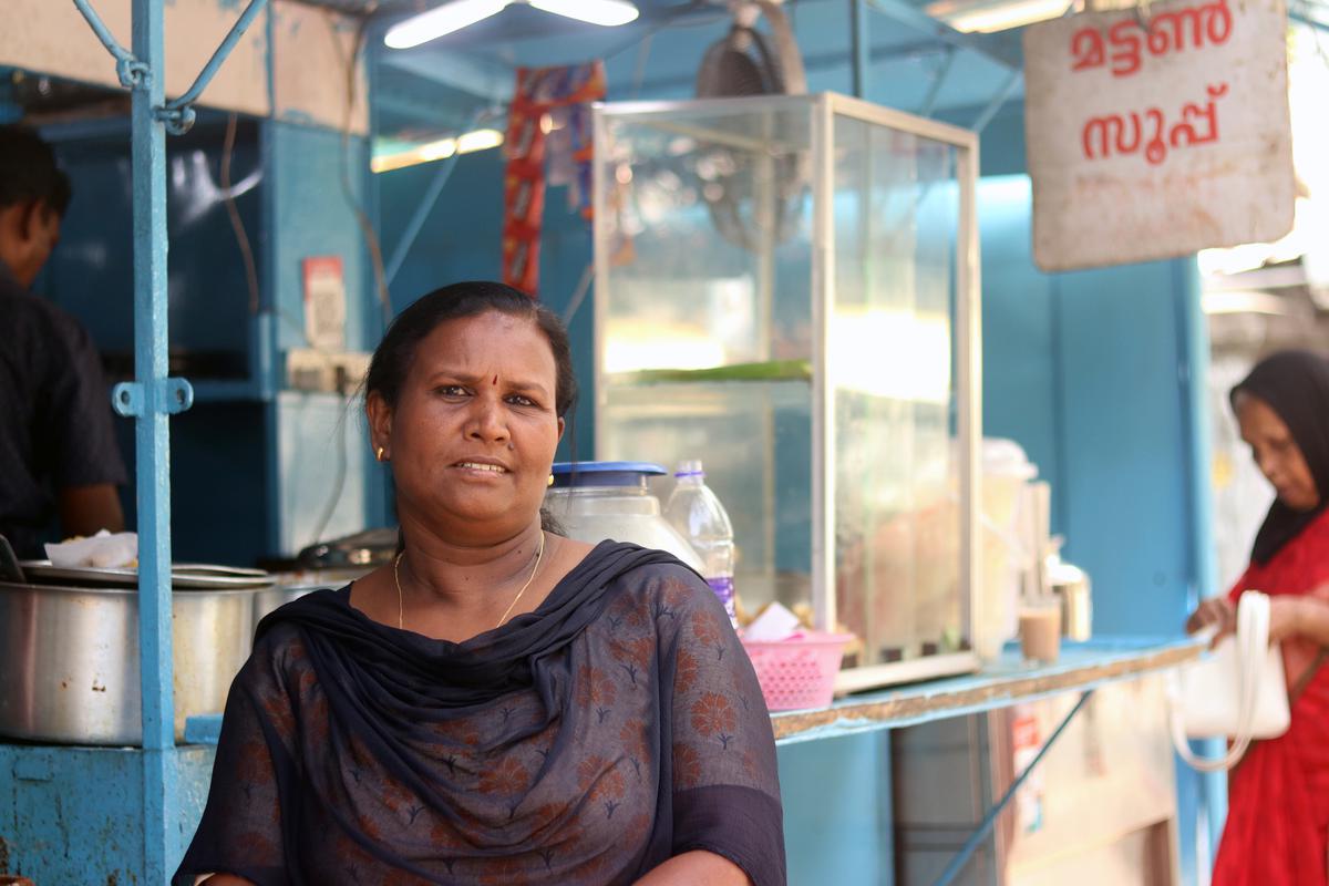  Bindhu KV runs RL Cafe, a Kudumbashree outlet, on the DPI-Poojapura Road in Thiruvananthapuram.