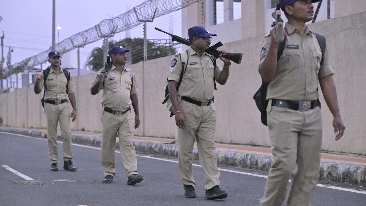 Police step up security for forthcoming Assembly session in A.P.