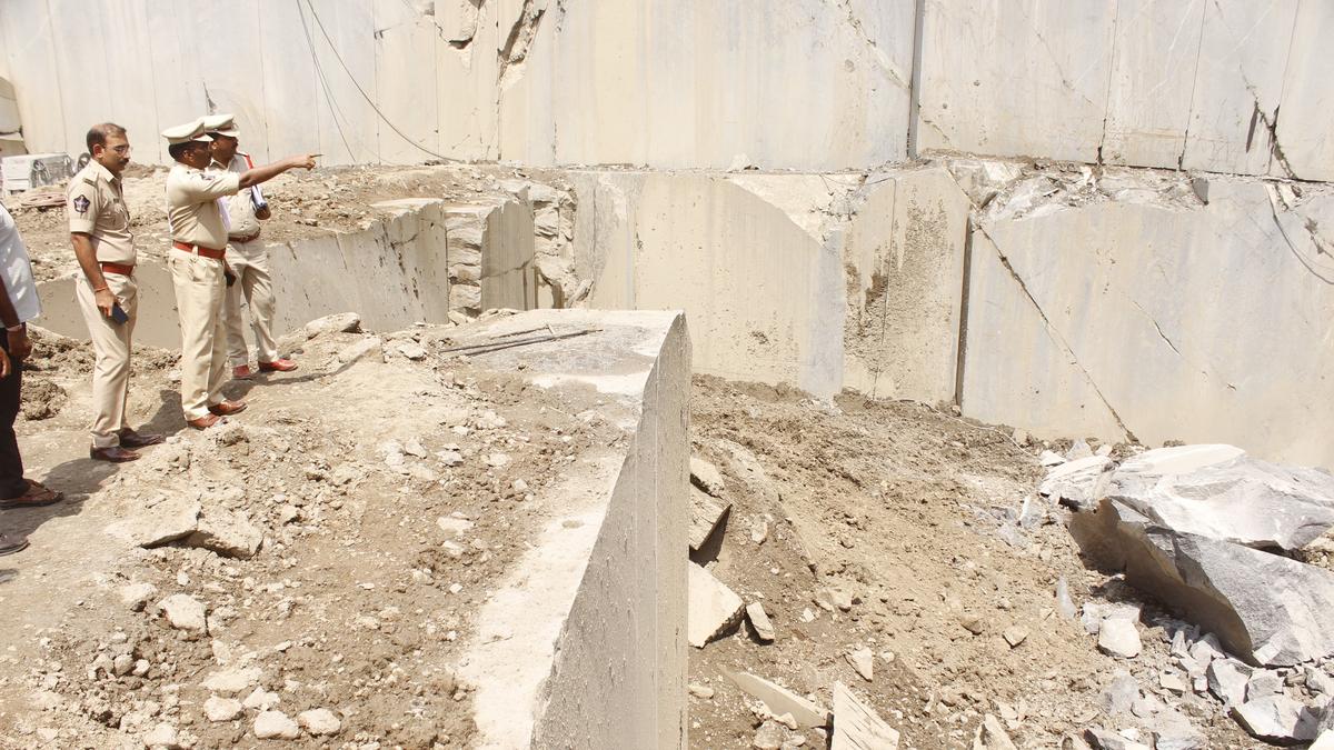 Six Odisha workers killed in rock collapse at granite quarry in A.P.’s Bapatla district