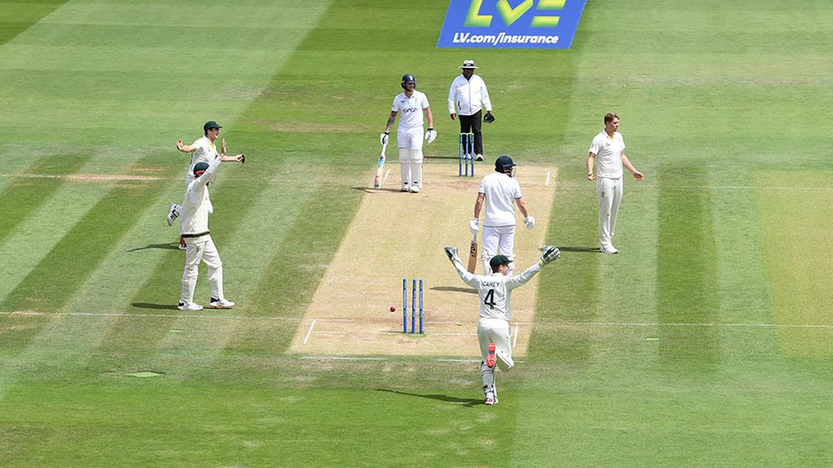 Watch Alex Carey stumping Jonny Bairstow in The Ashes’ second Test