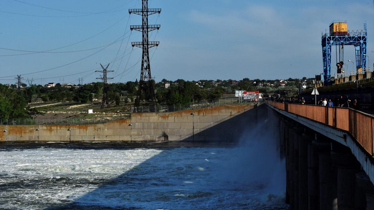 Kakhovka dam in Moscow-occupied Ukraine 'damaged' by Kyiv strike: Russian agencies