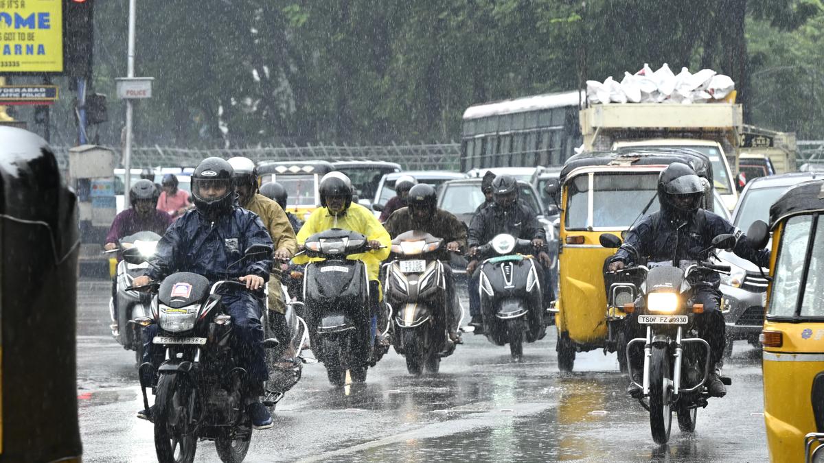 Rains lash Hyderabad on Tuesday afternoon