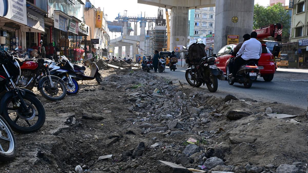 Highways Department to take up repairs on Arcot Road, Mount Poonamallee Road