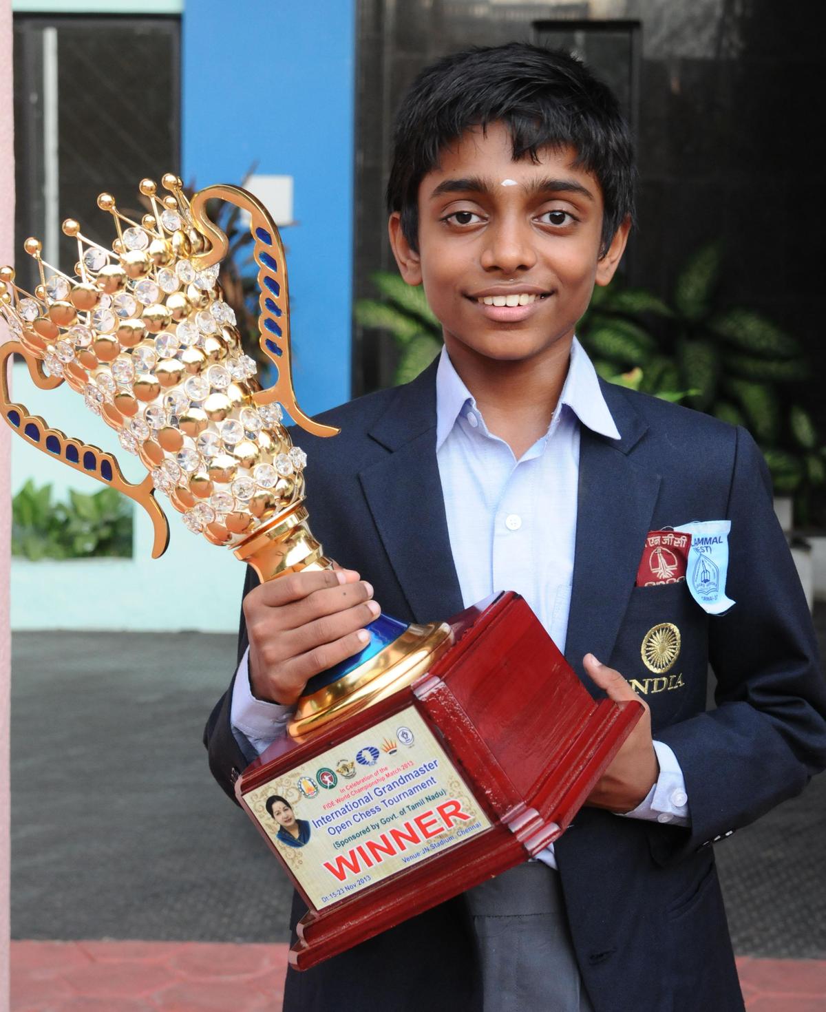 Aravindh stunned the chess world at 14, finishing ahead of 21 GMs at the Chennai Grandmaster Open. Aravindh stunned the chess world at 14, finishing ahead of 21 GMs at the Chennai Grandmaster Open.