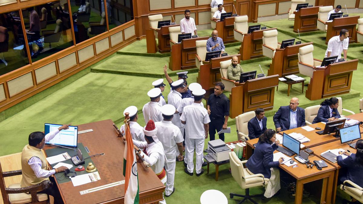 All 7 opposition members suspended for two days from Goa Assembly following protest over Manipur violence