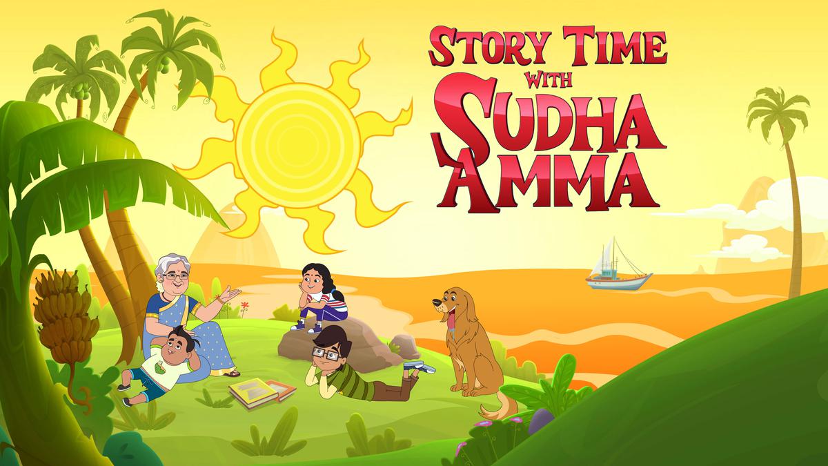 A still from Story time with Sudha Amma 