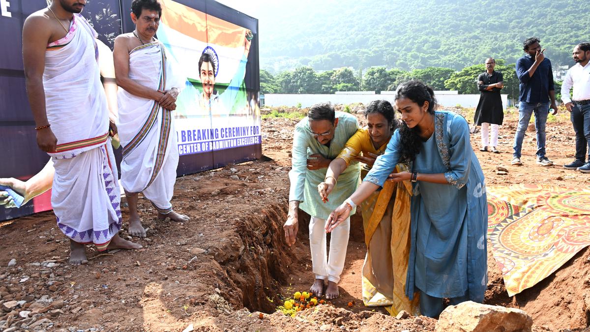 Stone laid for PV Sindhu Badminton Centre in Visakhapatnam