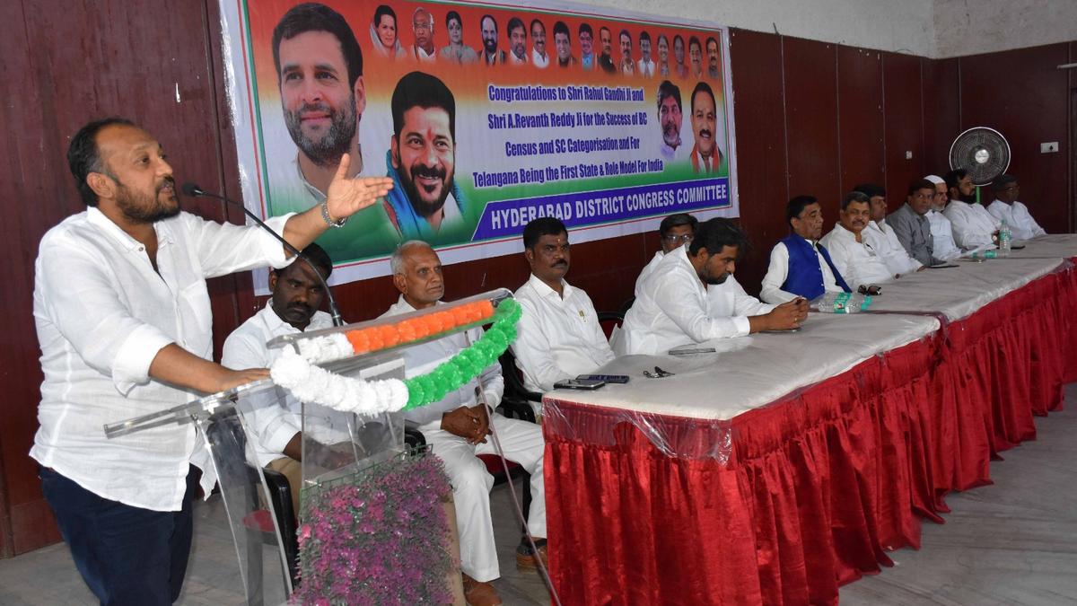 Hyderabad DCC celebrates caste survey, hails it as a major step towards social justice