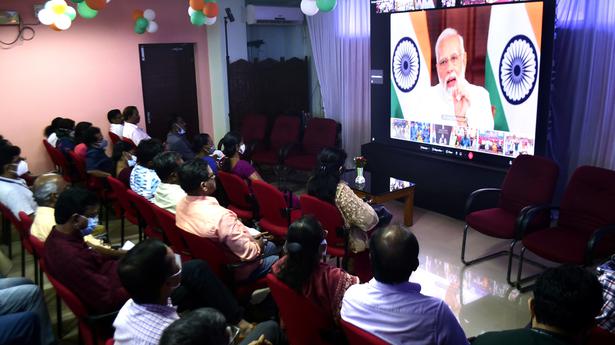 PM addresses consumers at Vydyuthi Bhavan
