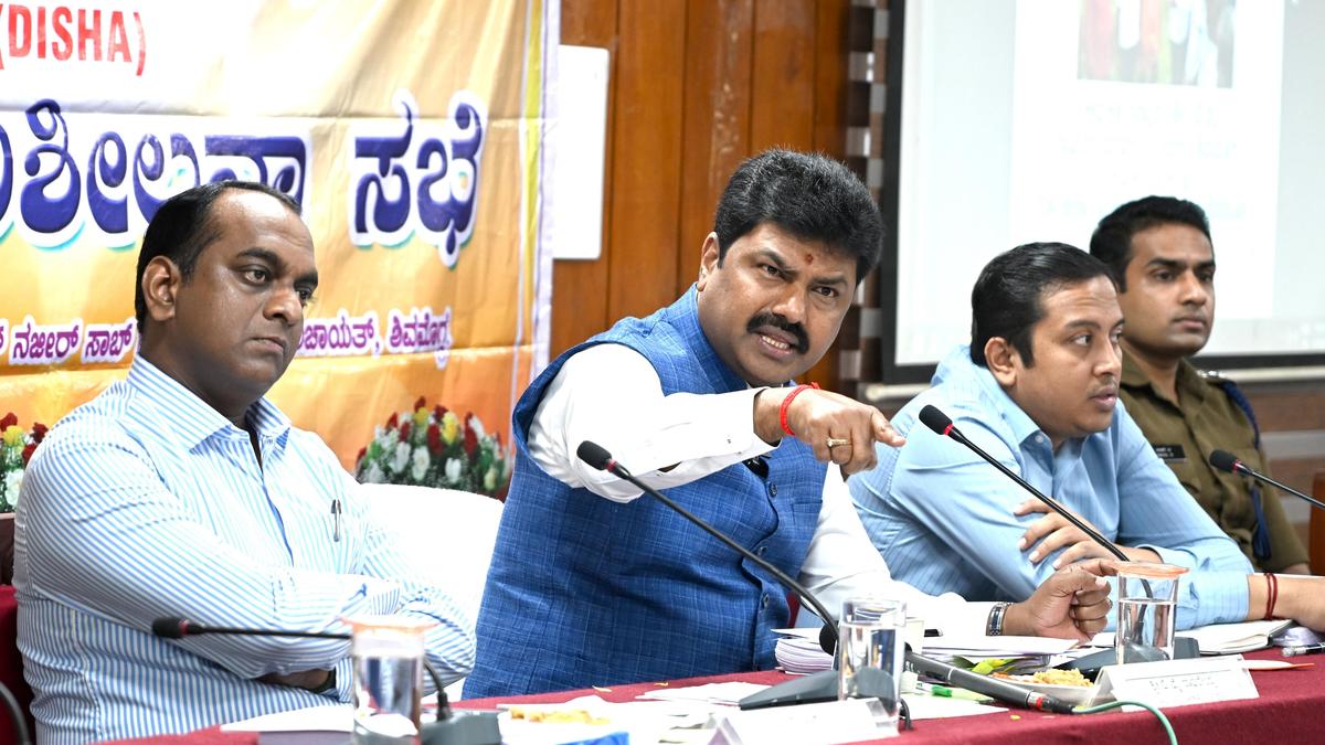 Shivamogga DISHA committee adopts resolution in support of VB - G RAM G