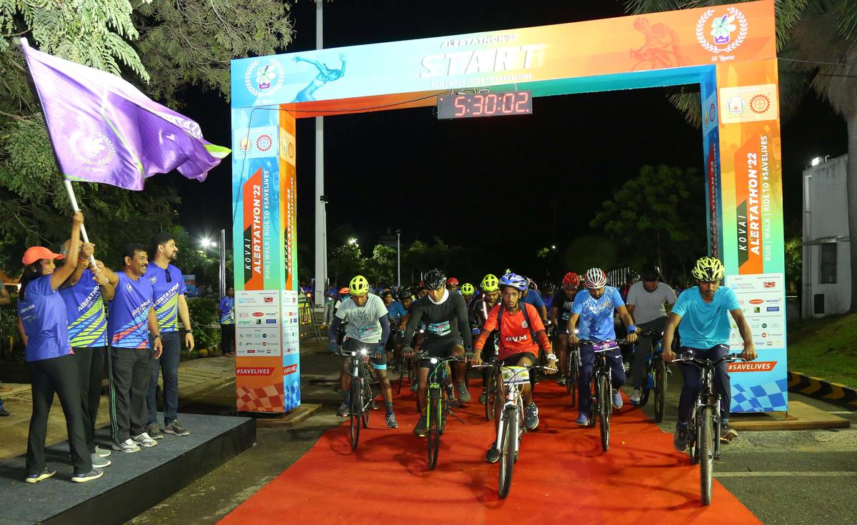Cyclothon to create awareness on need for first-aid, emergency response training held in Coimbatore