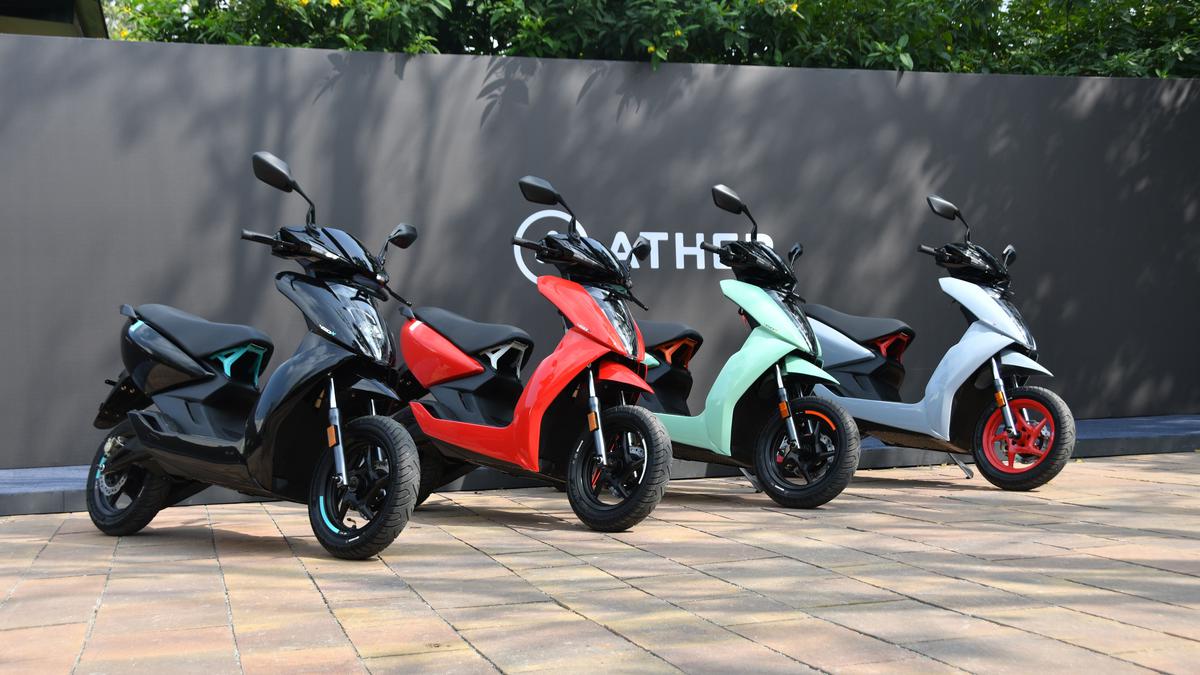 Ather Energy unveils 450X scooter