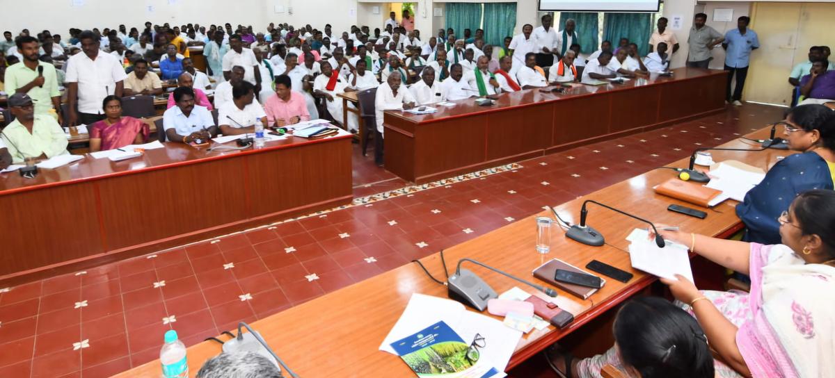 Collector instructs all officials to be present during farmers' grievance meeting - The Hindu