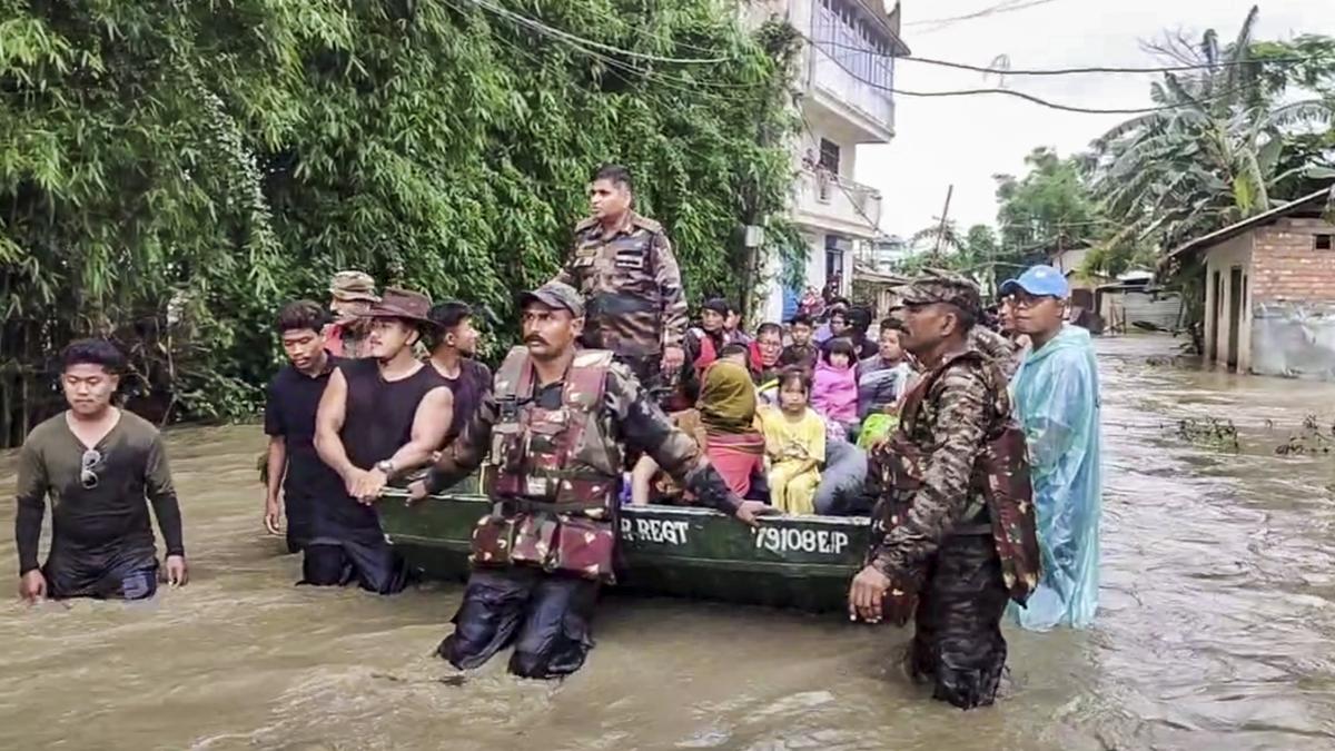 Armed forces launch relief operations in flood-affected Northeast