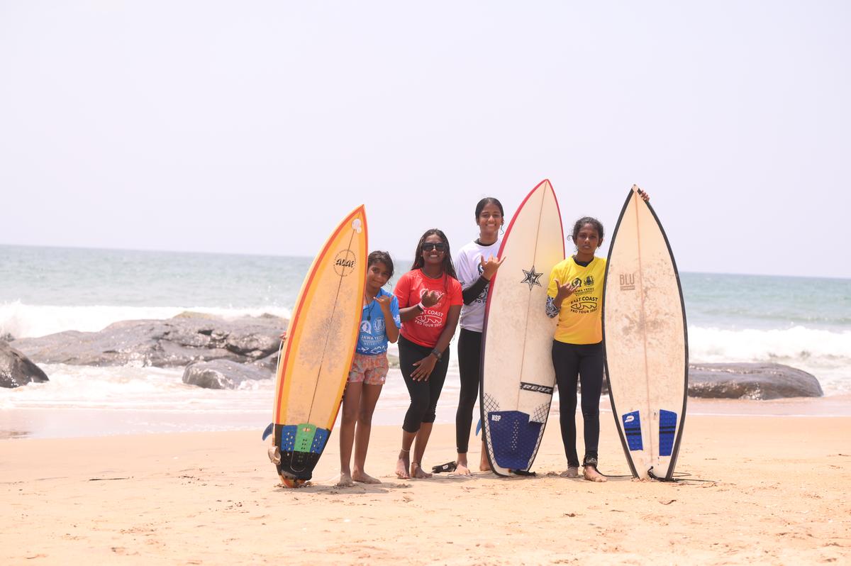 (From left) Dhamayanthi, Kamali, Saanvi and Mahathi