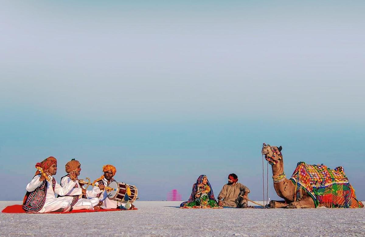 A scene from Rann Utsav. 