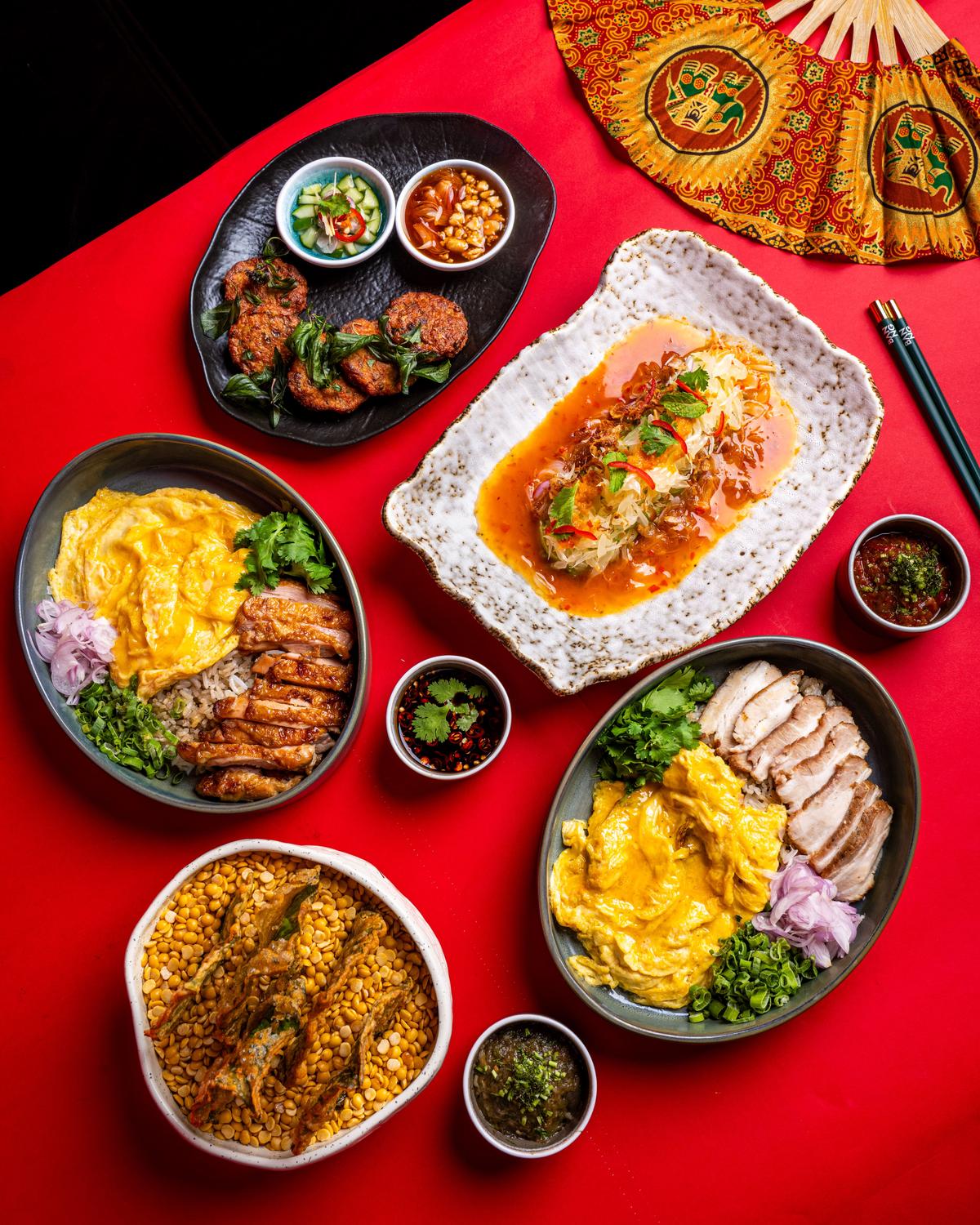 The spread at Banng The spread at Banng