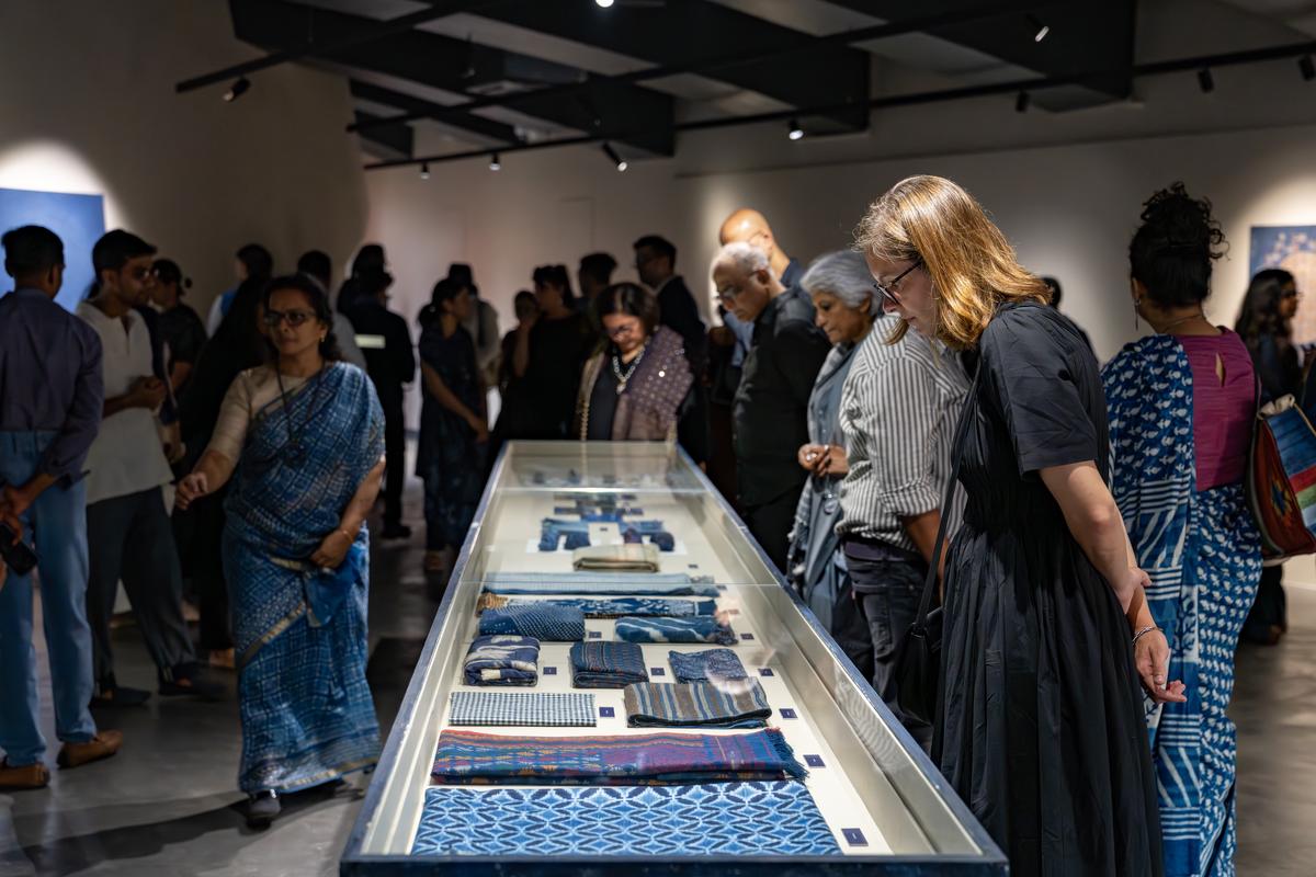 Visitors at Blue Futures: Reimagining Indigo