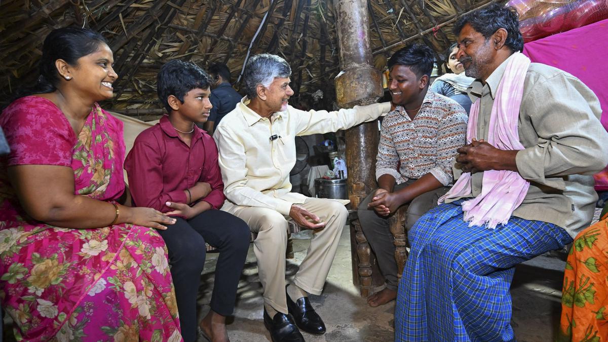 Chandrababu Naidu launches distribution of enhanced social security pension of ₹4,000 per month in Andhra Pradesh