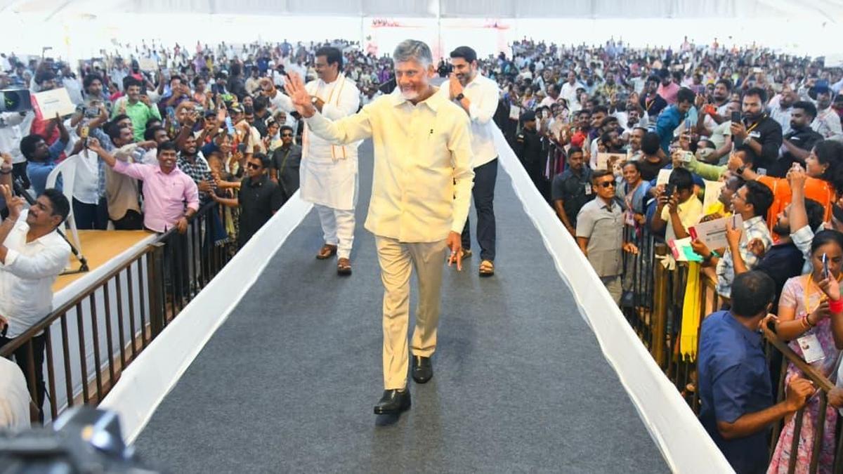 Naidu hands over appointment orders to 15,941 newly recruited teachers, promises annual DSC notifications