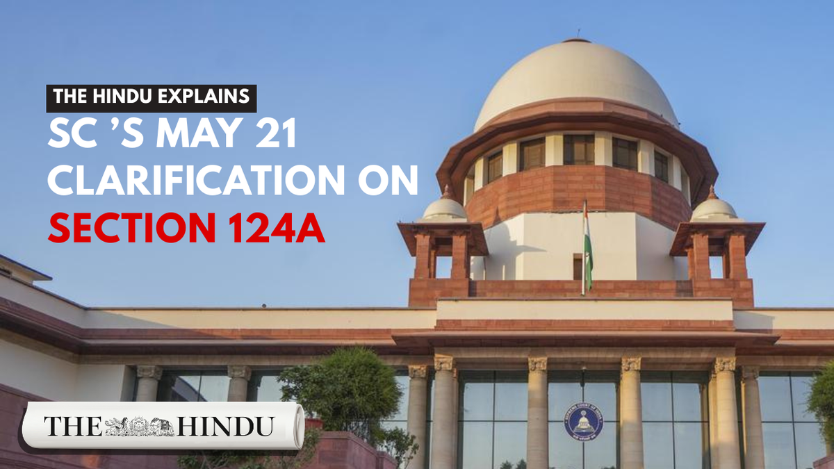 What is the Supreme Court’s clarification on sedition law? | Explained