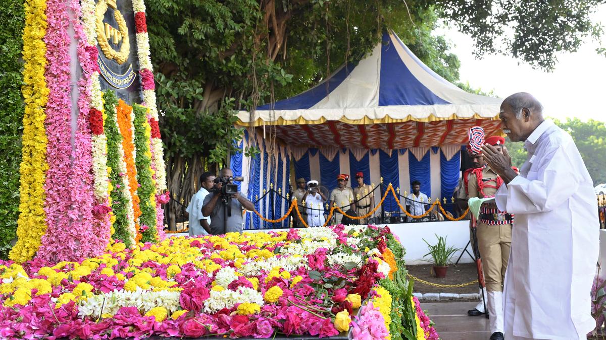 Police Commemoration Day observed in Puducherry