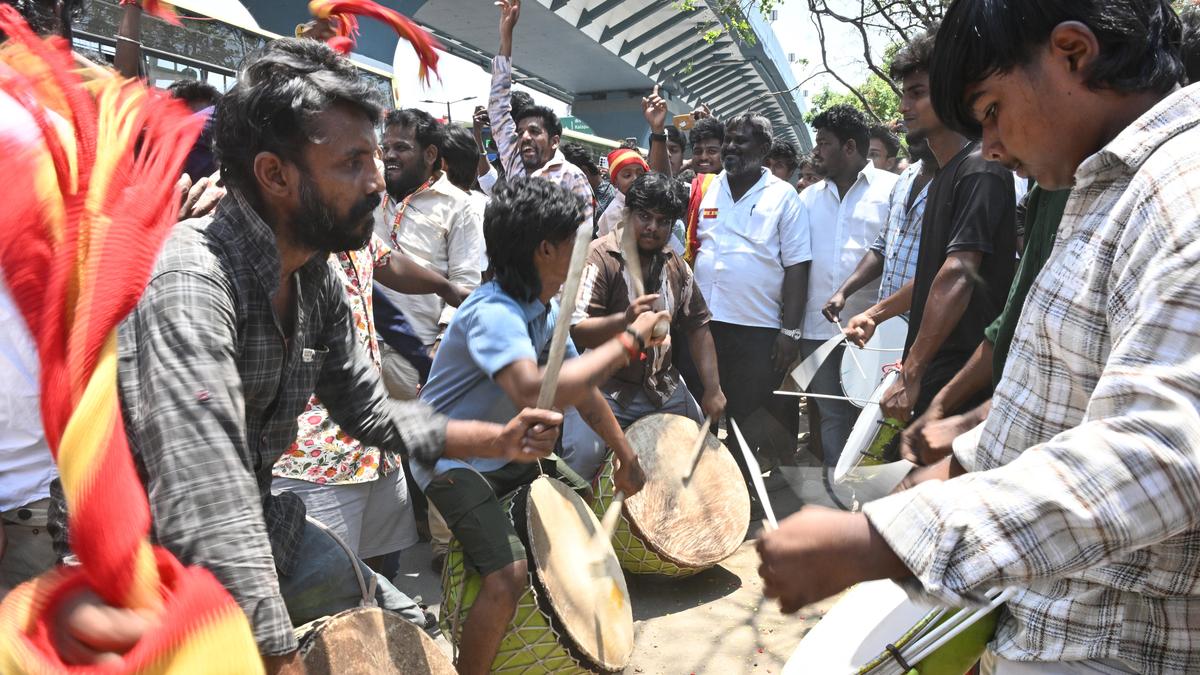 Drum beats grow louder as election month brings work for thudumbu and other band performers