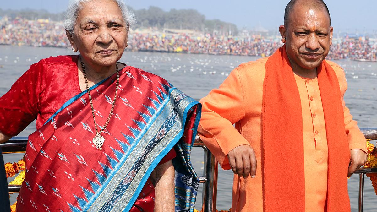 Uttar Pradesh Governor attends first foundation day of Kalki Dham in Sambhal